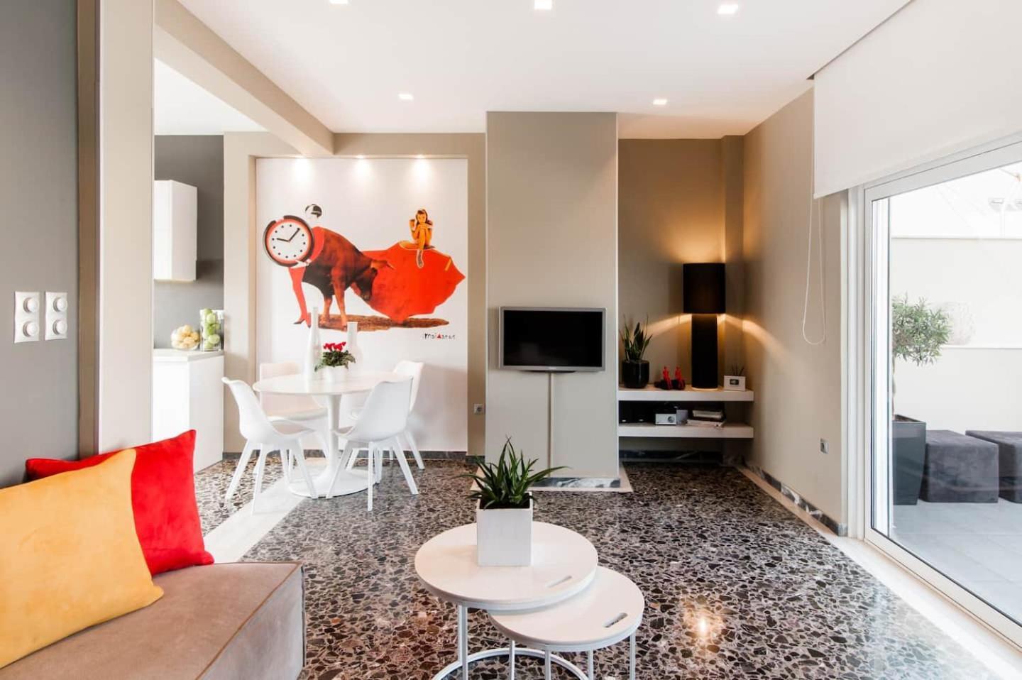Ma Maison Nο 1, Penthouse, Acropolis And Lycabettus View, Ultra High Speed Internet 300 Mbps, 15' To Acropolis By Metro, 1' From Metro Station アテネ エクステリア 写真